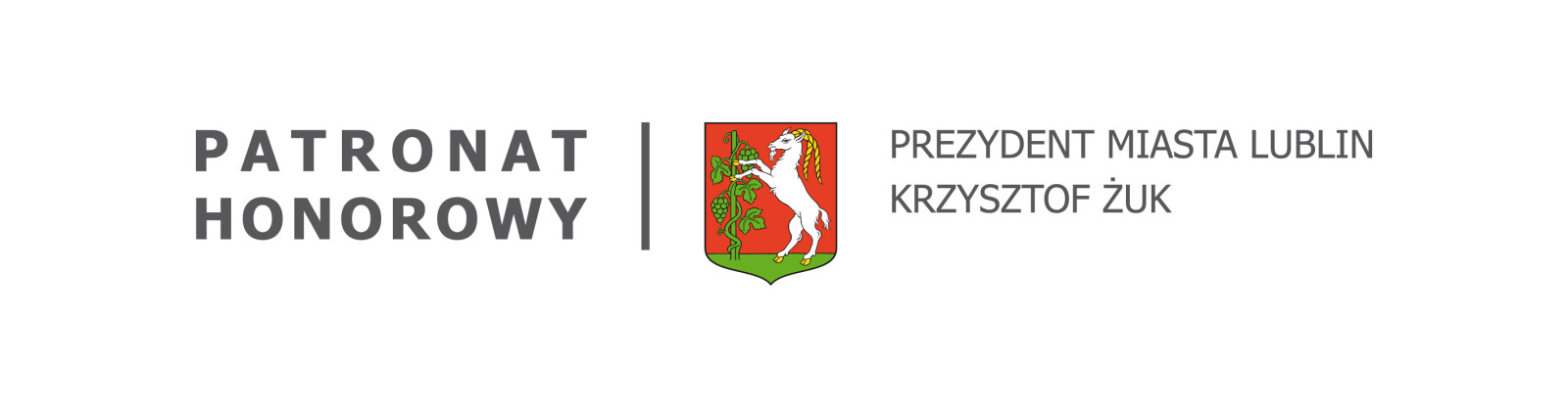 Logo Patronatu Prezydenta Miasta Lublin Krzysztofa Żuka