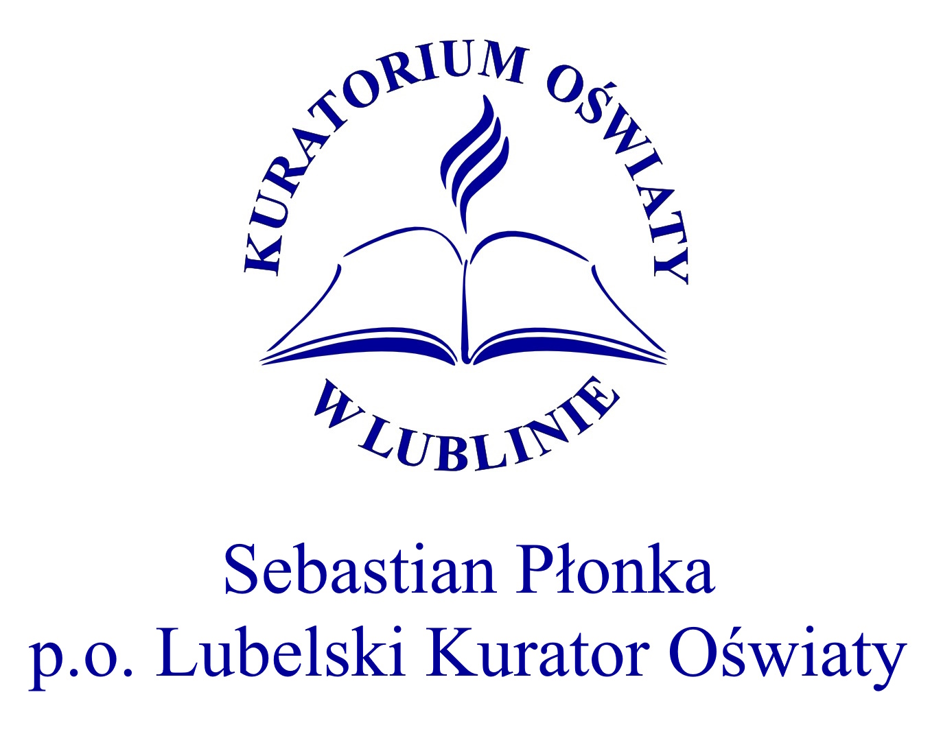 Logo p.o. Lubelskiego Kuratora Oświaty Sebastiana Płonki