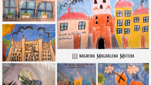 3.	“My Town”2024. Praca uczennicy Magdaleny Matery, która otrzymała III nagrodę.