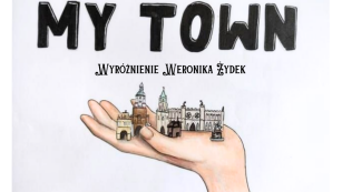 5.	„My Town” 2024. Praca uczennicy Weroniki Żydek wyróżniona w II kategorii wiekowej.